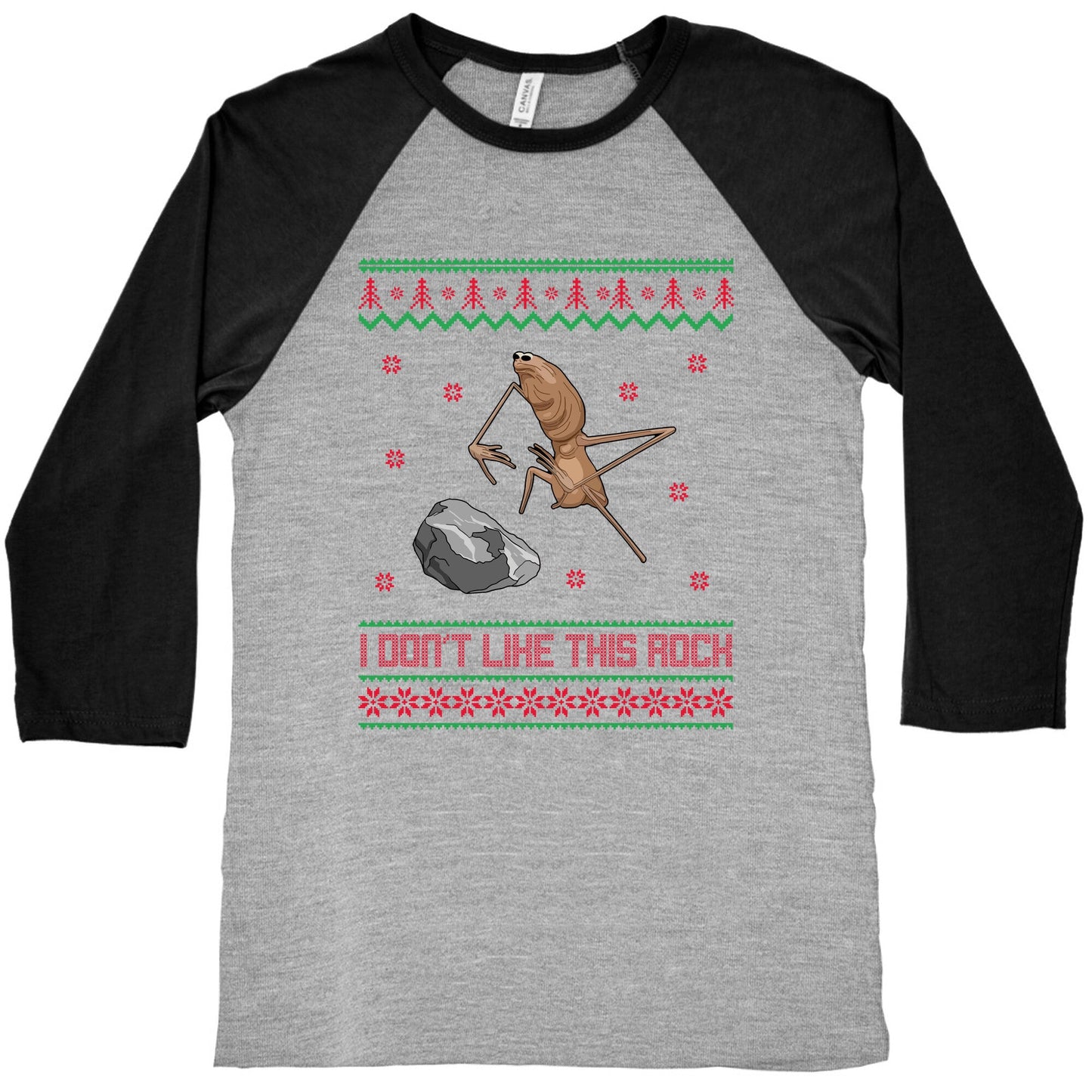 Marcus I Dont Like This Rock Baseball Tee