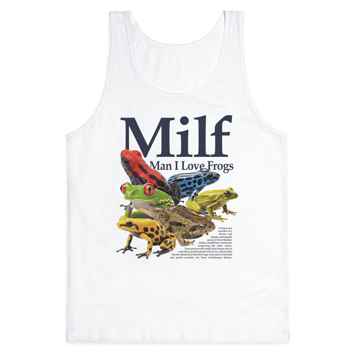 MILF Man I Love Frogs Tank Top