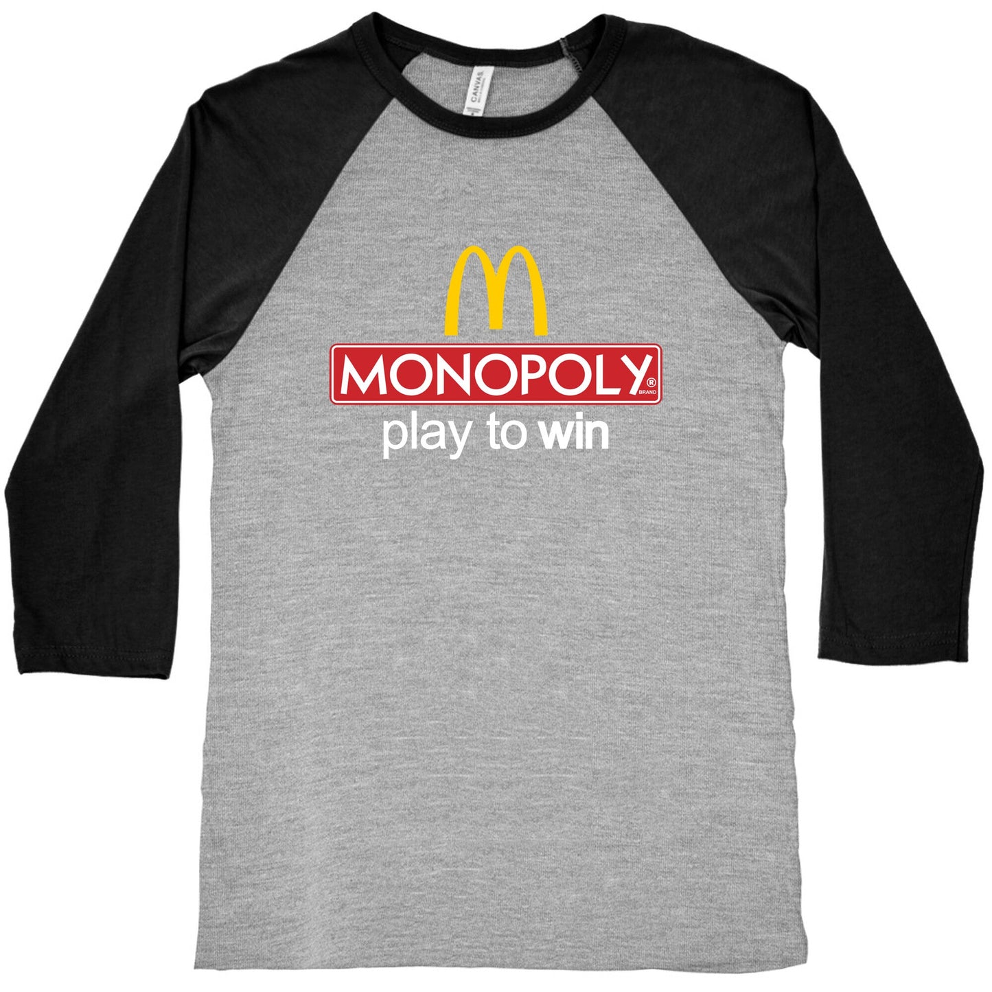McDonalds Monopoly Baseball Tee