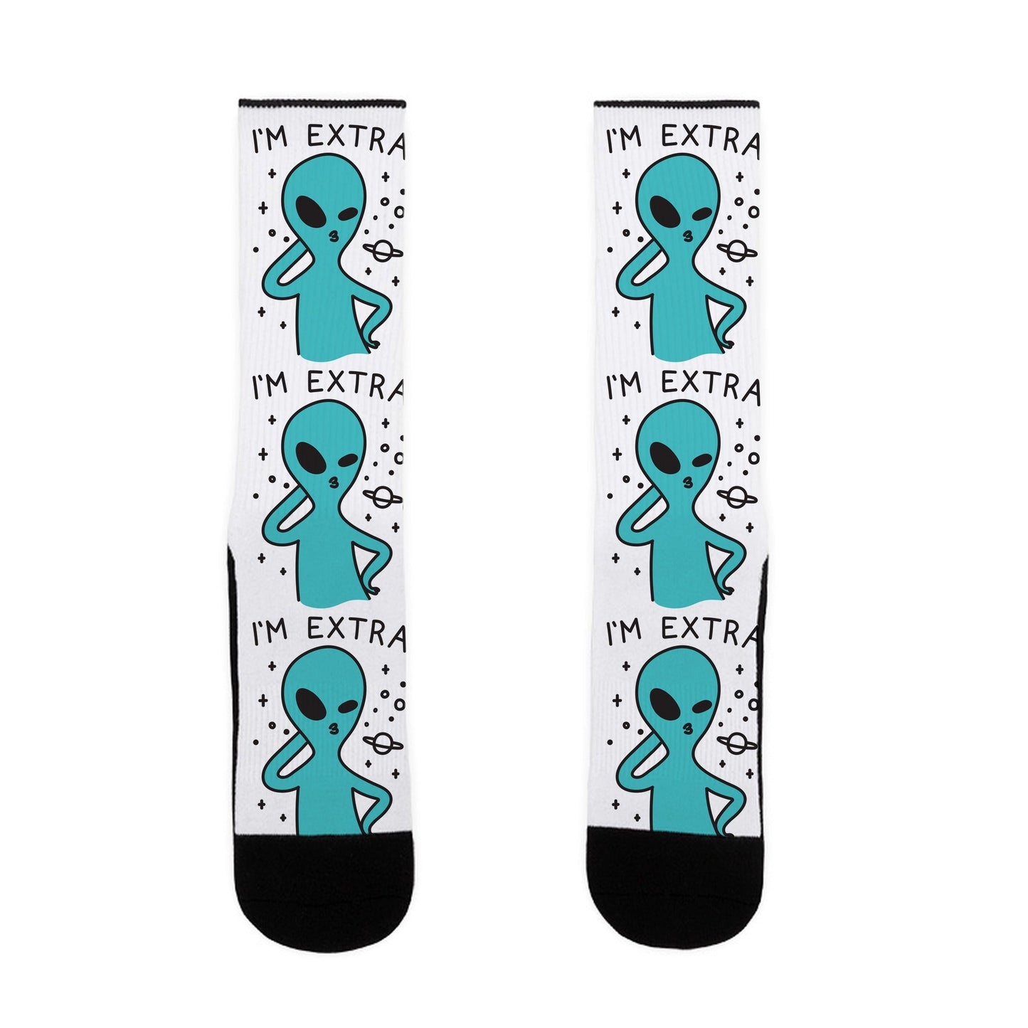 I'm Extra Alien Socks