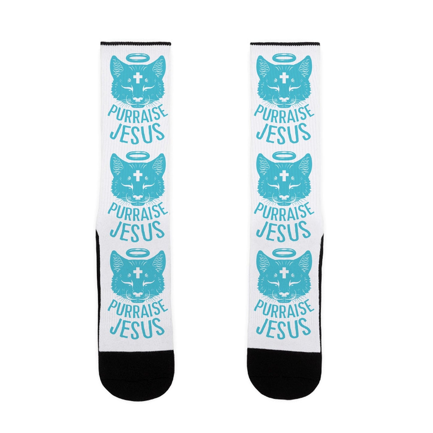 Purraise Jesus Socks