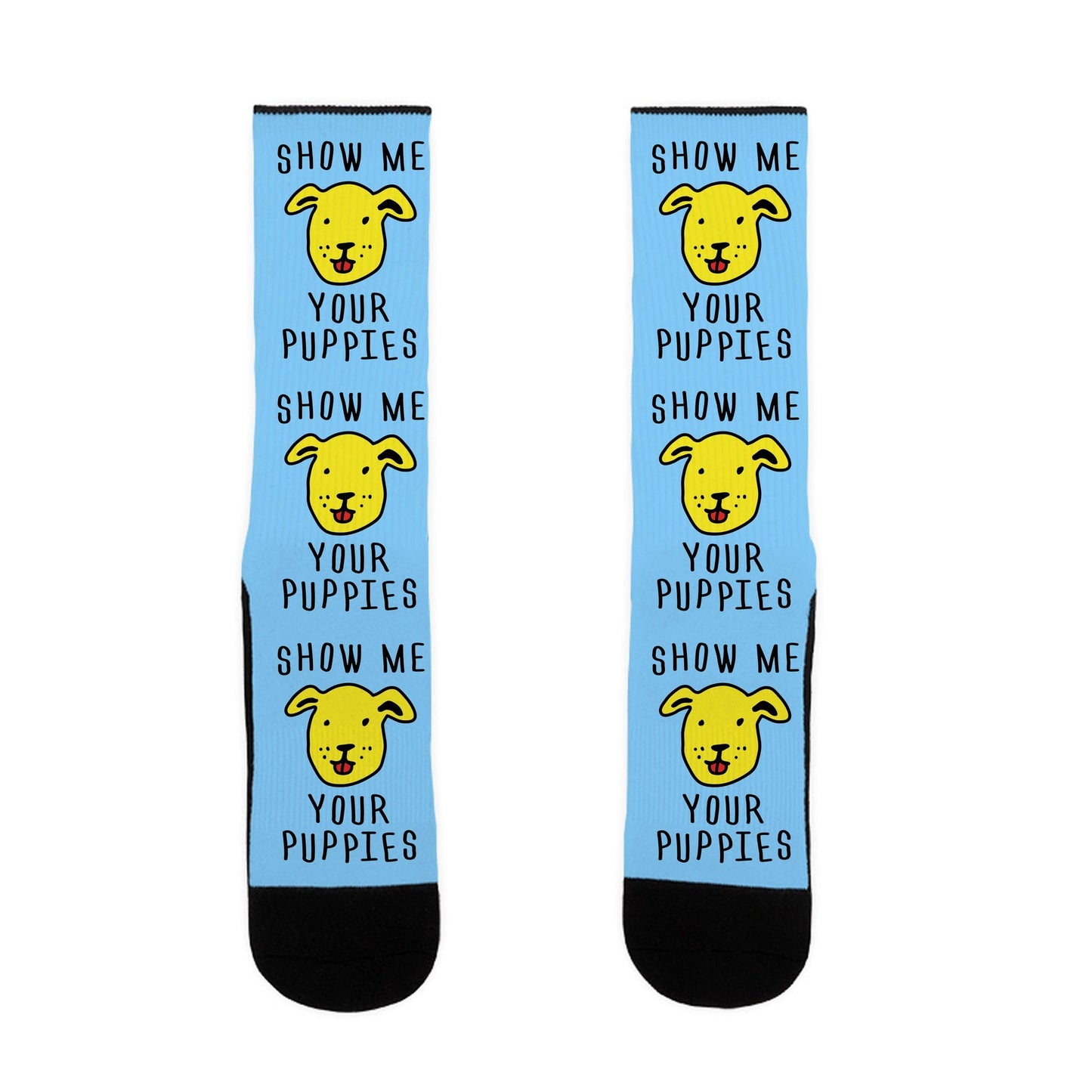 Show Me Your Puppies Socks