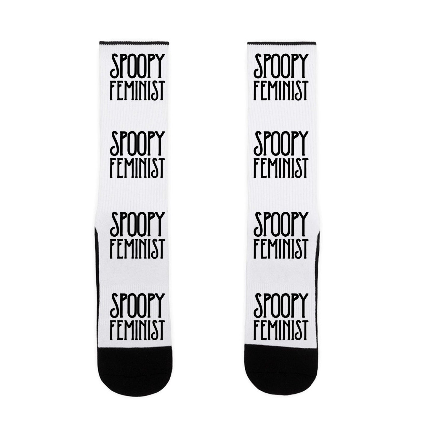 Spoopy Feminist Socks