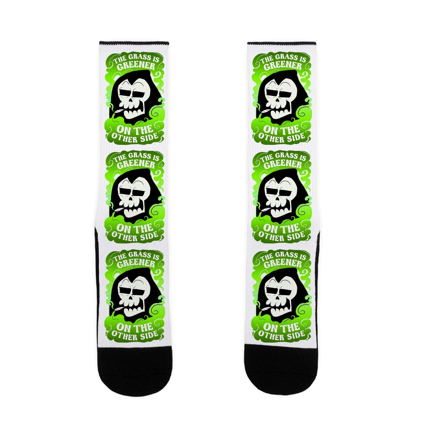 The Grass Is Greener On The Other Side Socks