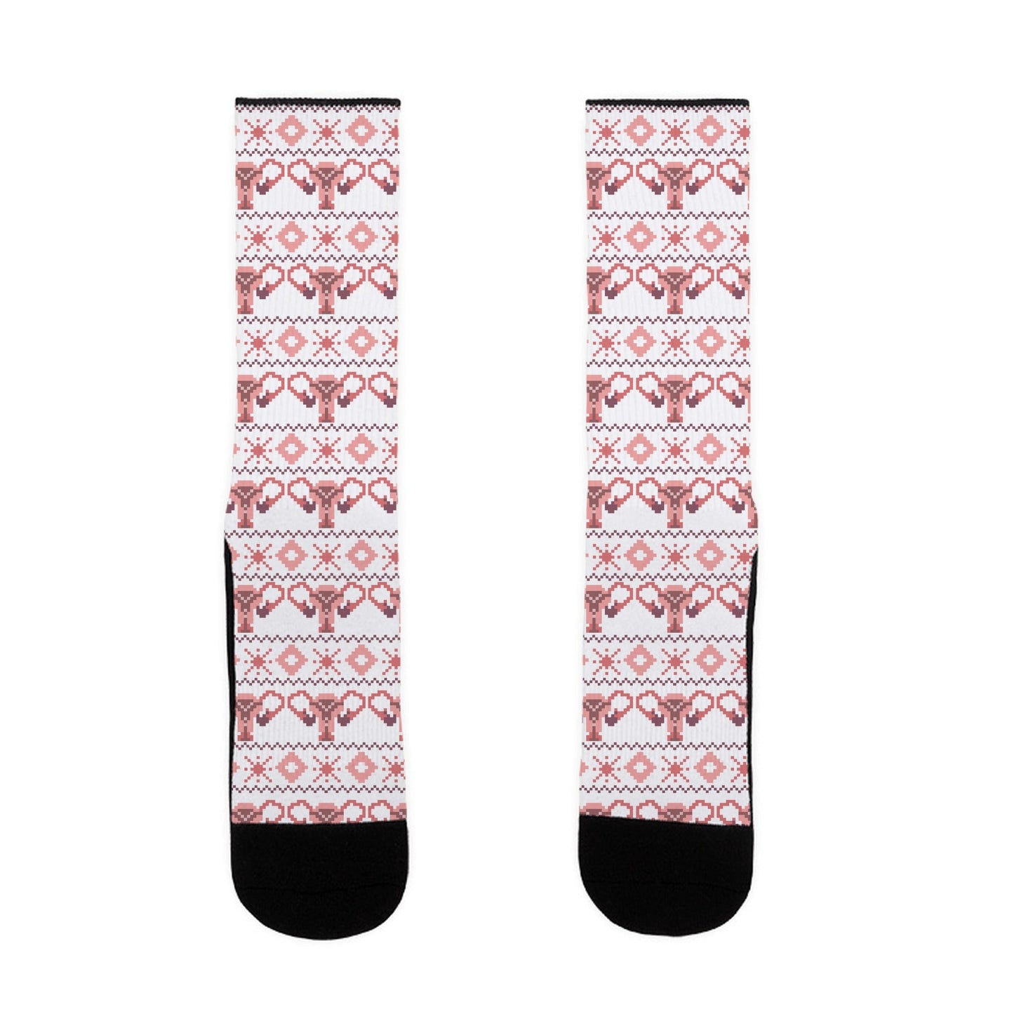 Uterus Sweater Pattern Socks