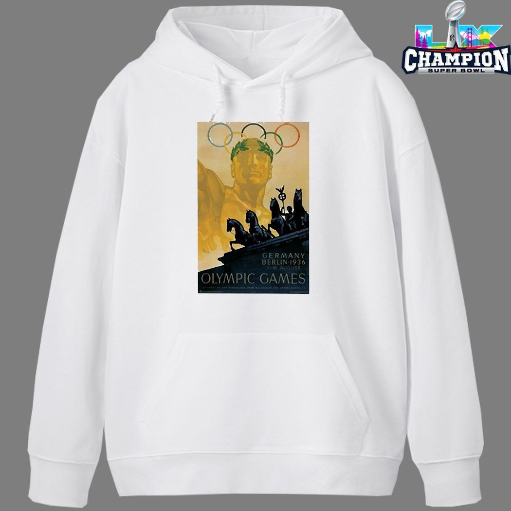 1936 Germany Berlin Games Olympic Heritage T-shirts
