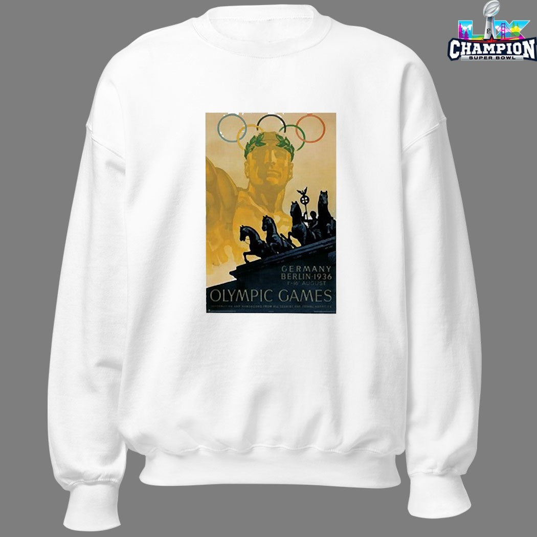 1936 Germany Berlin Games Olympic Heritage T-shirts