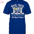 2025 National League Champions Los Angeles Dodgers Back 2 Back Unisex T-Shirt
