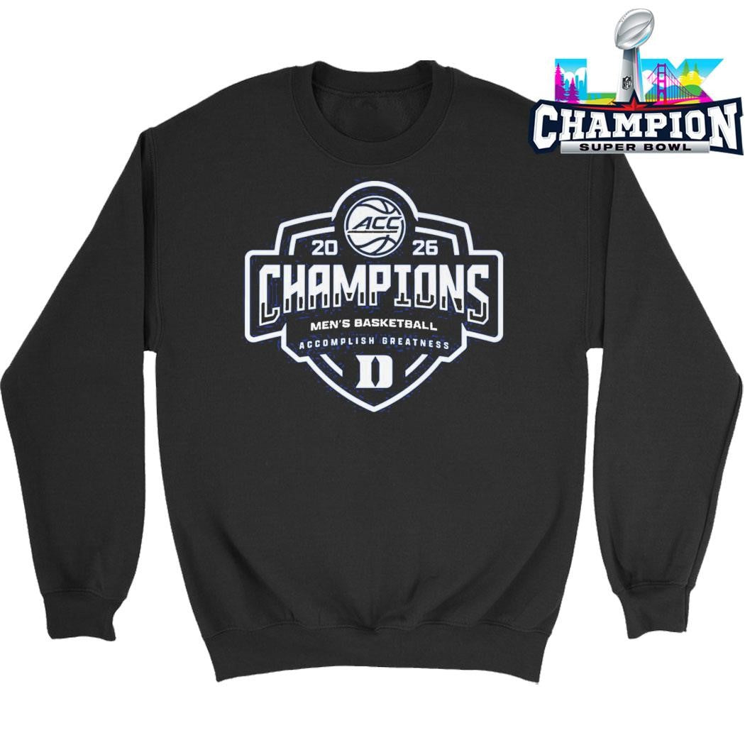 2026 Acc Champions Duke Men’s Basketball Blue Devils Shirt