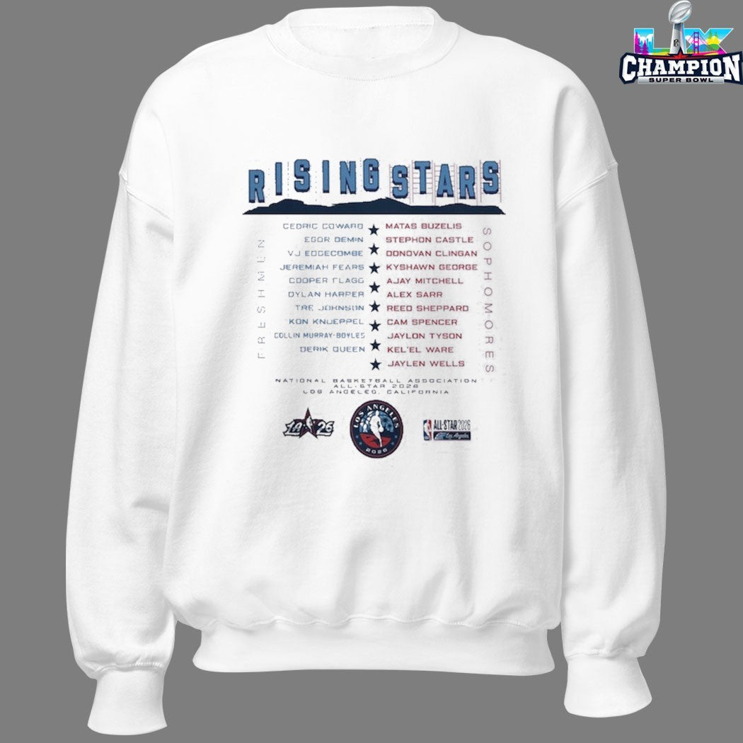 2026 NBA All-Star Game Rising Stars T-Shirts