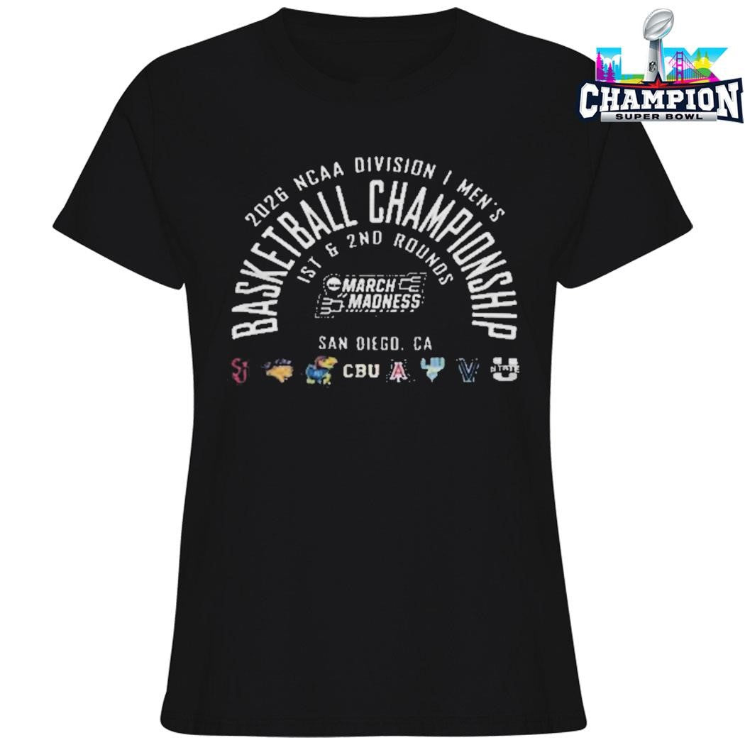 2026 Ncaa Division I Men’s Basketball Championship March Madness San Diego California Shirt