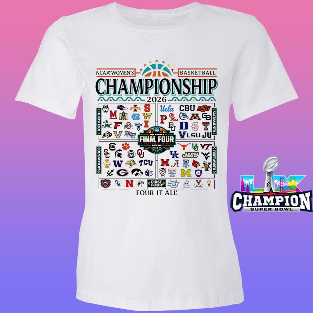 2026 Ncaa Women’s Basketball March Madness Championship Final Four Shirt