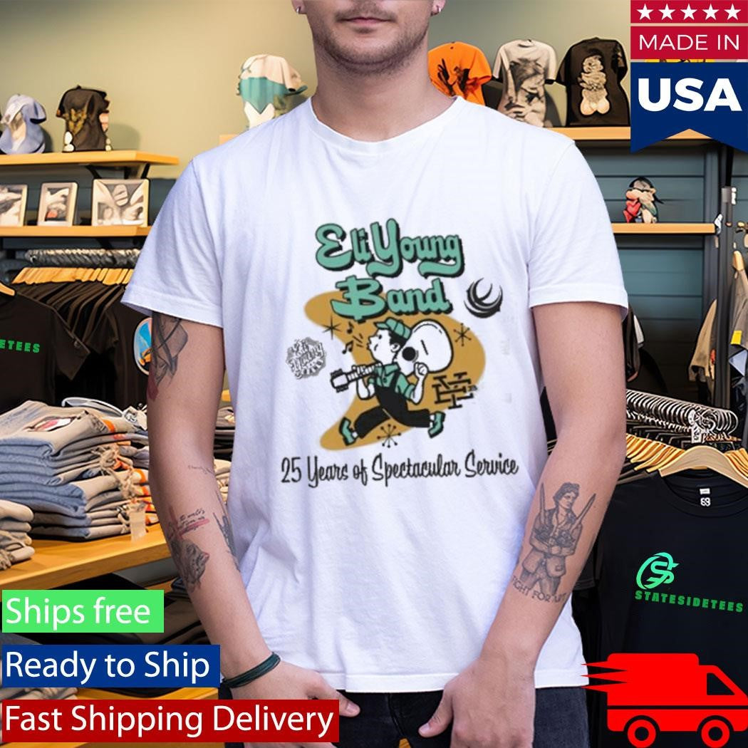 25 Years Of Spectacular Service Eli Young Band Shirt