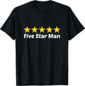 funny five star man design