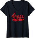 Red Dance Mom Heart Design for Women