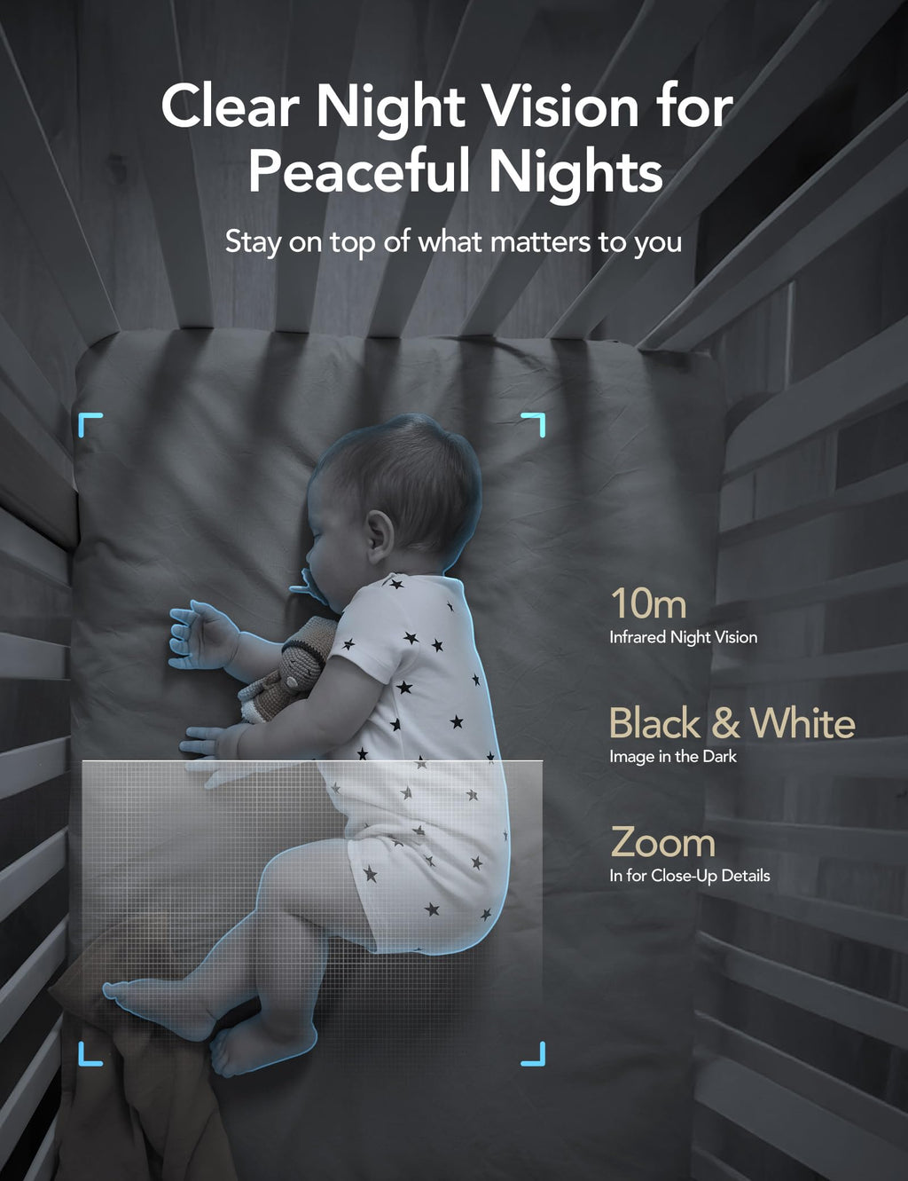 GNCC 2.4GHz Indoor Security Camera, 1080P Home Camera for Pet Monitoring, Motion Detection, Two-Way Audio, IR Night Vision, Easy Install, Cloud Storage Subscription Required, No 5GHz Support(2-Pack)