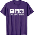 I'm A Simple Woman Cross Coffee Paw Merch
