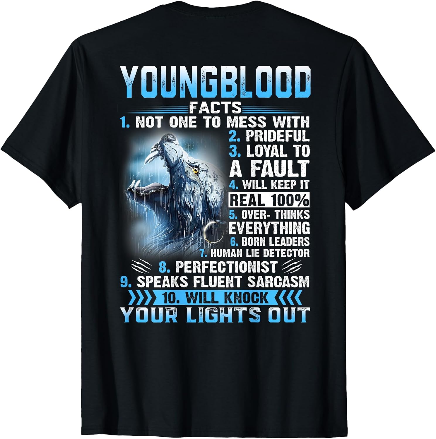 Funny YOUNGBLOOD Name Designs Shirts