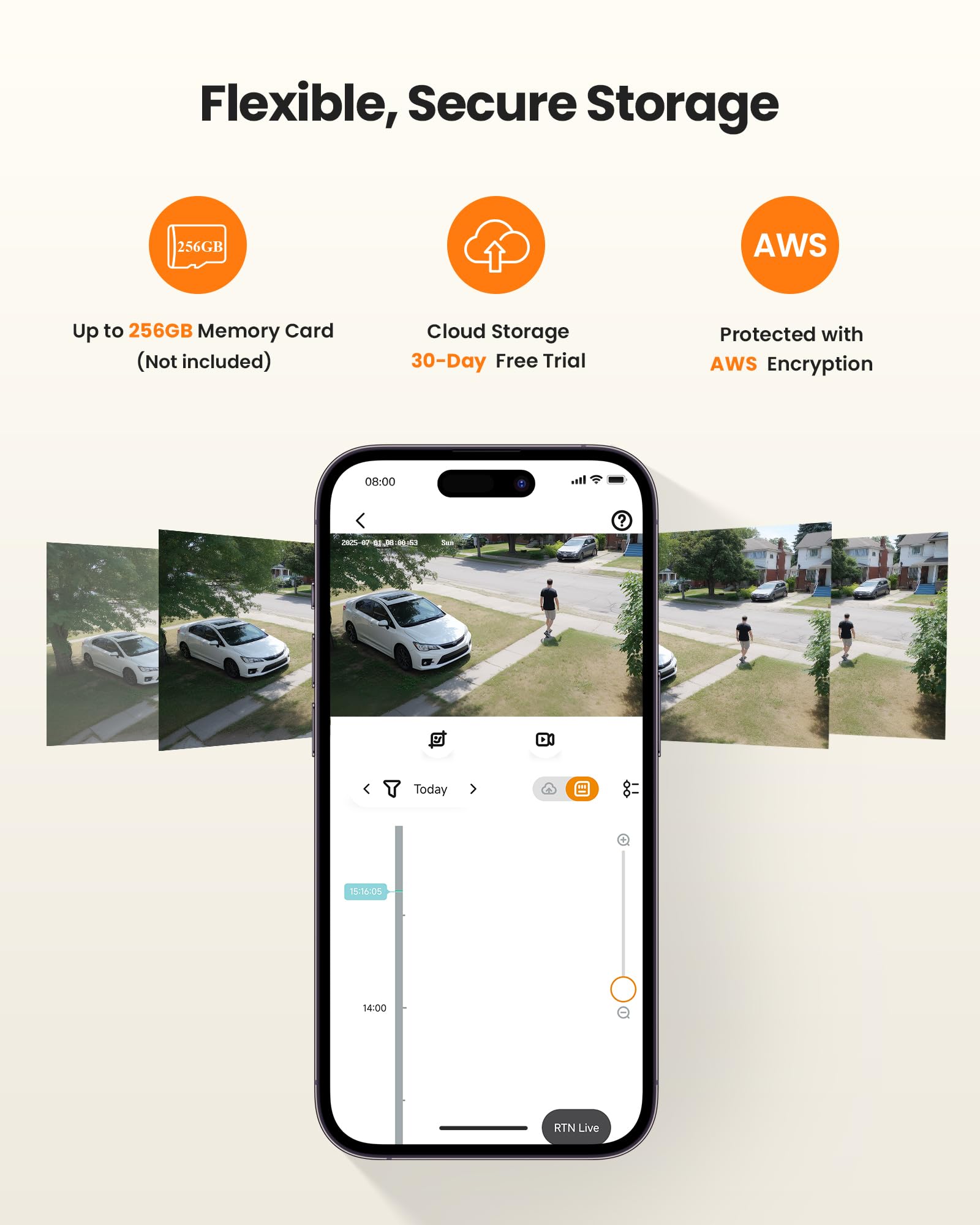 Anlapus 3MP 2K WiFi Security Camera Outdoor Indoor, 2 x WiFi6 & 2.4GHz Plug-in Cameras for Home Security, Color Night Vision, Human Vehicle Detection, Light Siren Alarm, 24/7 Recording, Easy Install