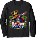 Haitian Prince Boy Dabbing Haiti Flag Day Merch