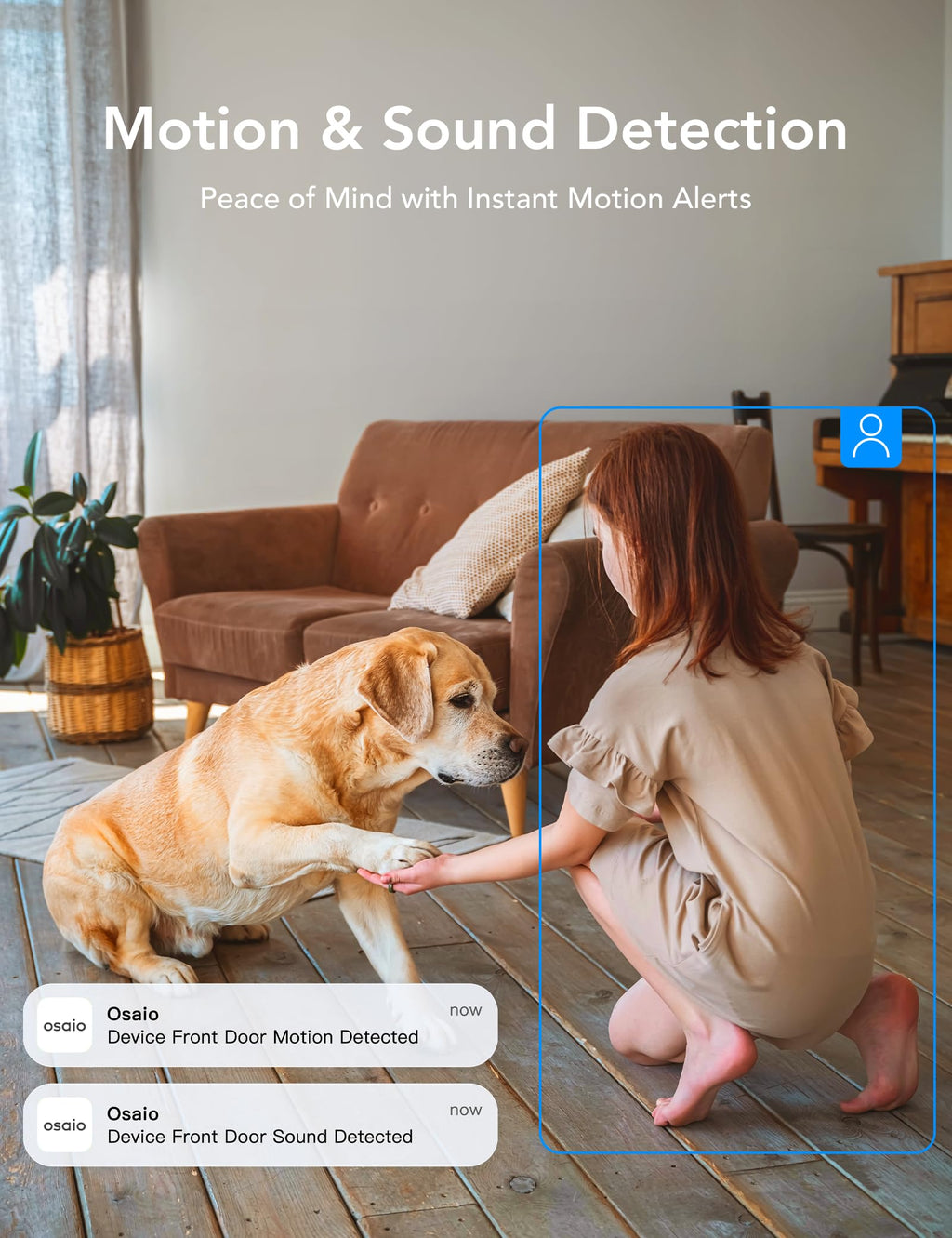 GNCC 2K Indoor Cameras for Home Security with Phone App, 2.4G/5G Mini Pet Cam w/Human/Motion/Sound Detection, Compatible with Alexa, Cloud Storage Optional, Fixed View, Plug-in, 2 Pack (Copy) (Copy) (Copy)