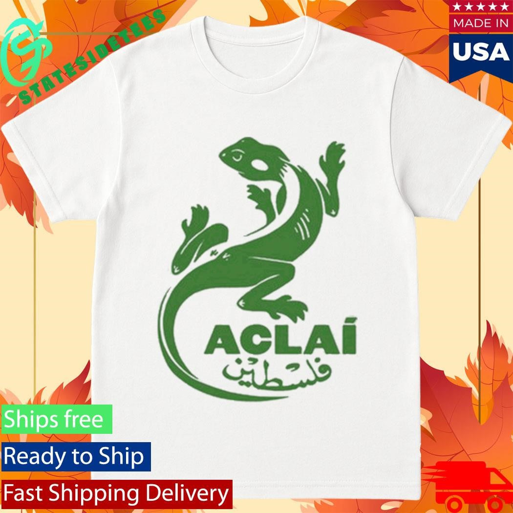 ACLAÍ Palestine Organic White Shirt