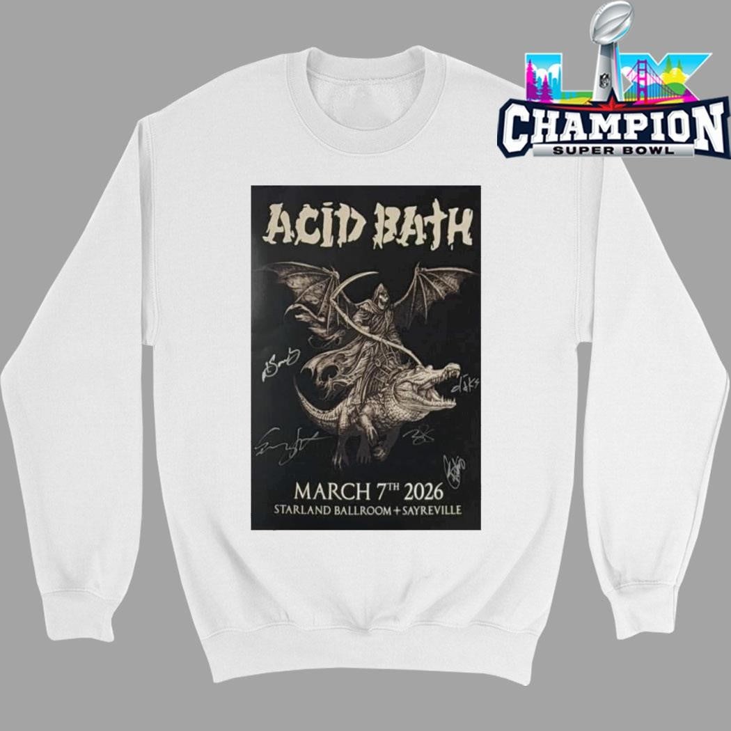 Acid Bath Starland Ballroom Mar 7 2026 Shirt