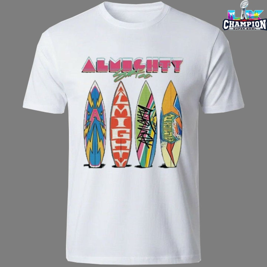 Almighty Surfs Up T-shirts