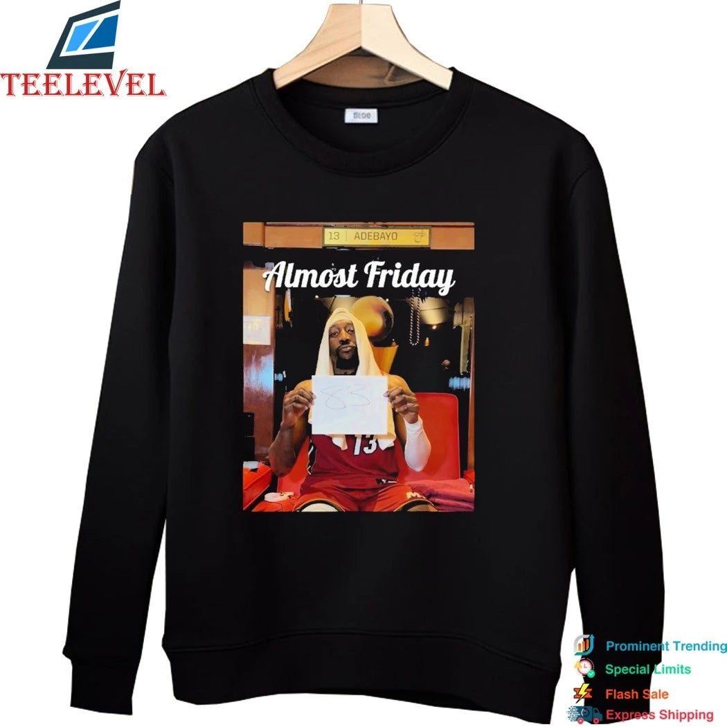 Almost Friday Bam Adebayo Miami Heat 83 Points Shirts