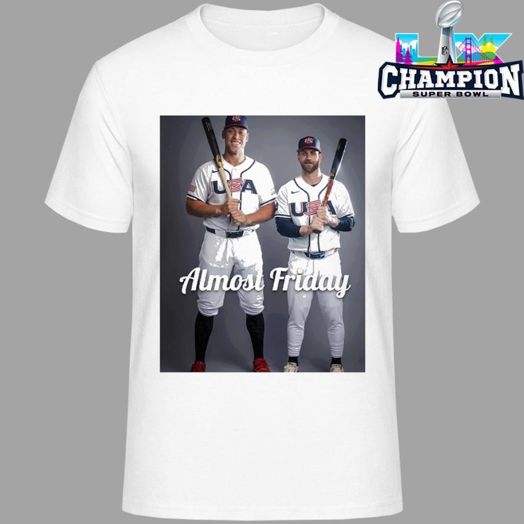 Almost Friday Judge And Harper USA Baseball Shirt