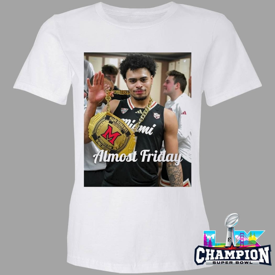 Almost Friday Miami Ohio Basketball Shirt