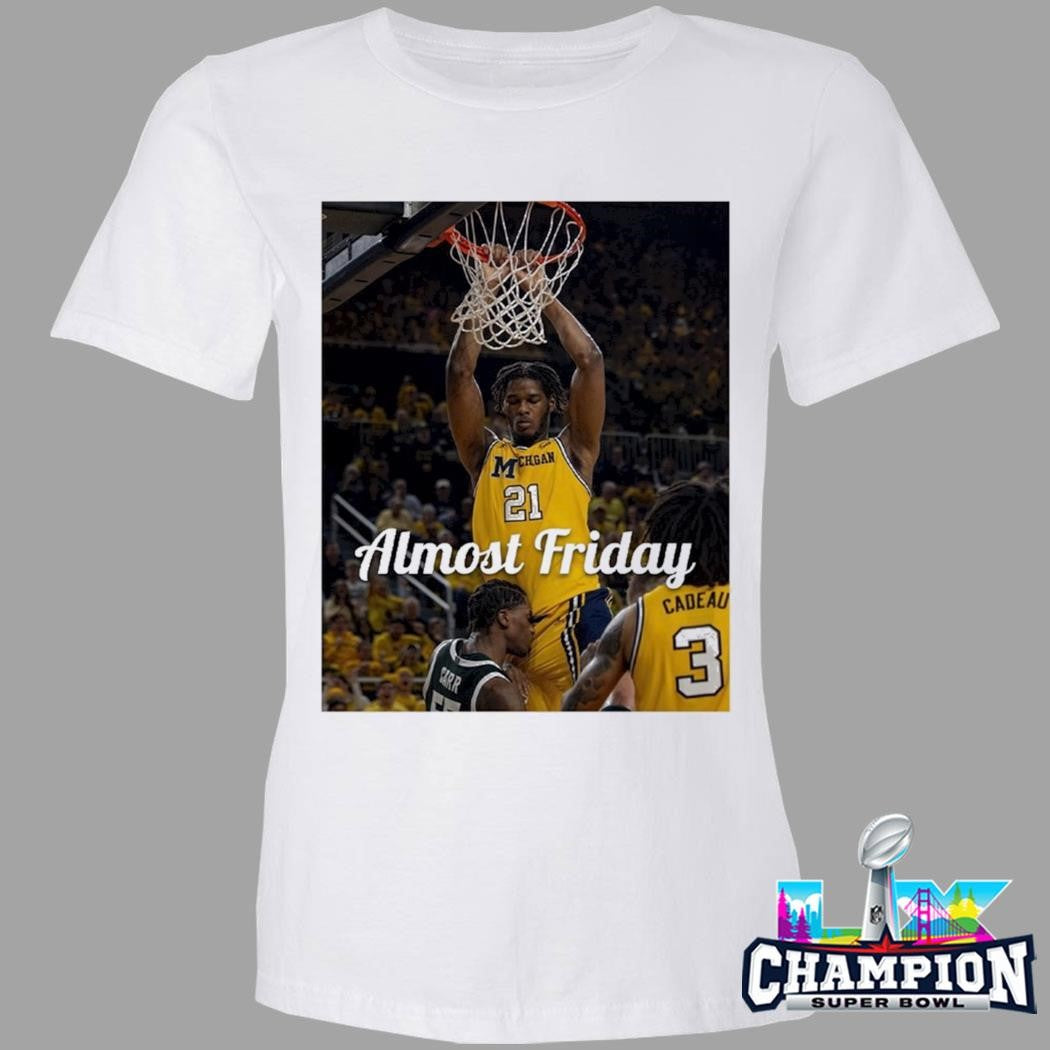 Almost Friday Michigan Wolverines Morez Johnson Jr. Shirt