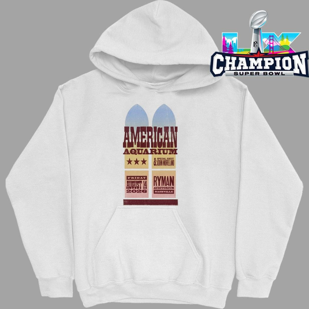 American Aquarium August 14 2026 Nashville Tn Shirt
