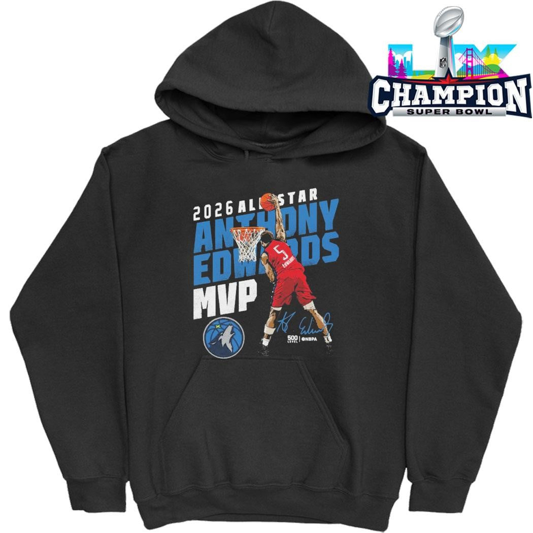 Anthony Edwards Minnesota Timberwolves 2026 All-star Mvp Shirt