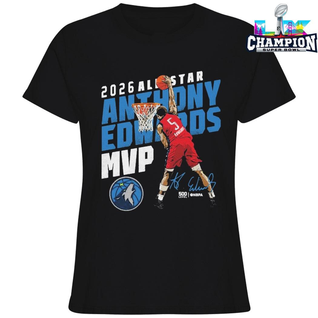 Anthony Edwards Minnesota Timberwolves 2026 All-star Mvp Shirt
