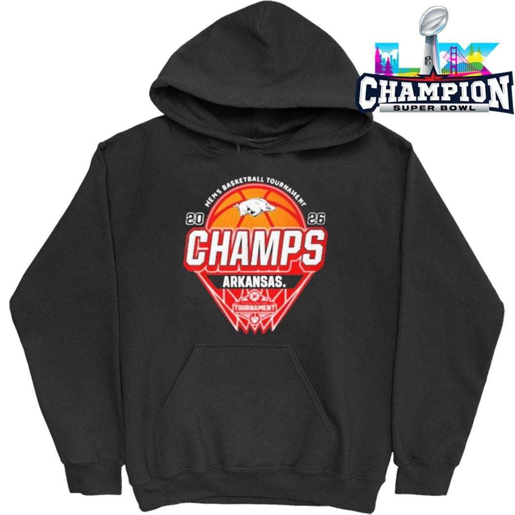 Arkansas Razorbacks Champions 2026 Sec Men’s Basketball Tournament 2026 Shirt