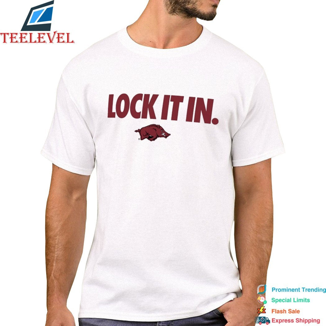 Arkansas Razorbacks Lock It In  T-Shirts