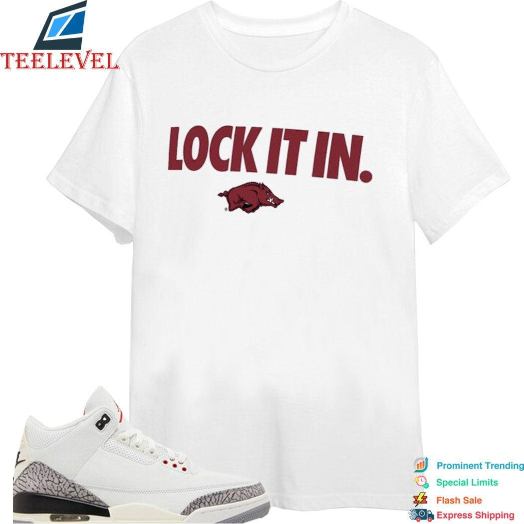 Arkansas Razorbacks Lock It In  T-Shirts