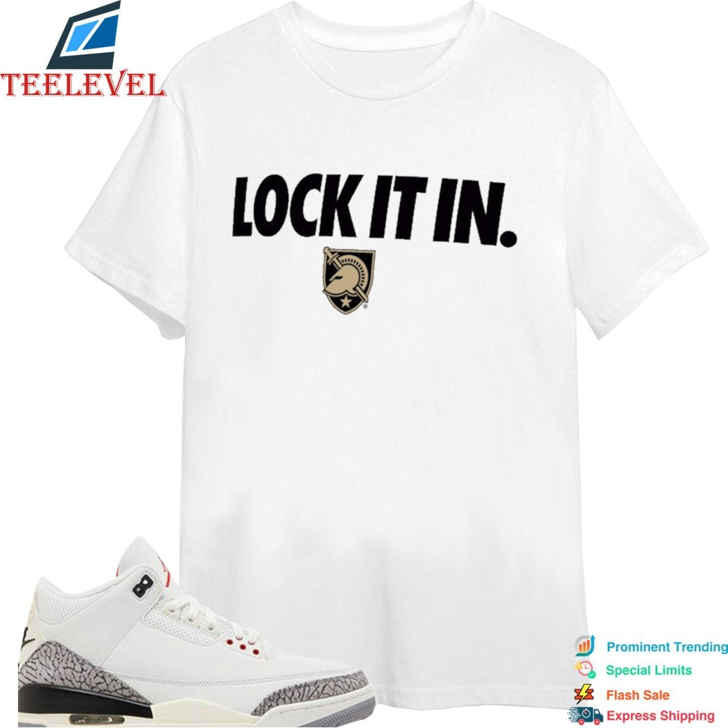 Army Black Knights Lock It In  T-Shirts