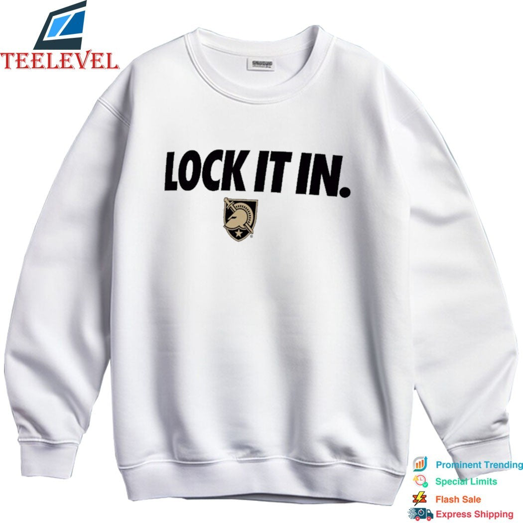 Army Black Knights Lock It In  T-Shirts