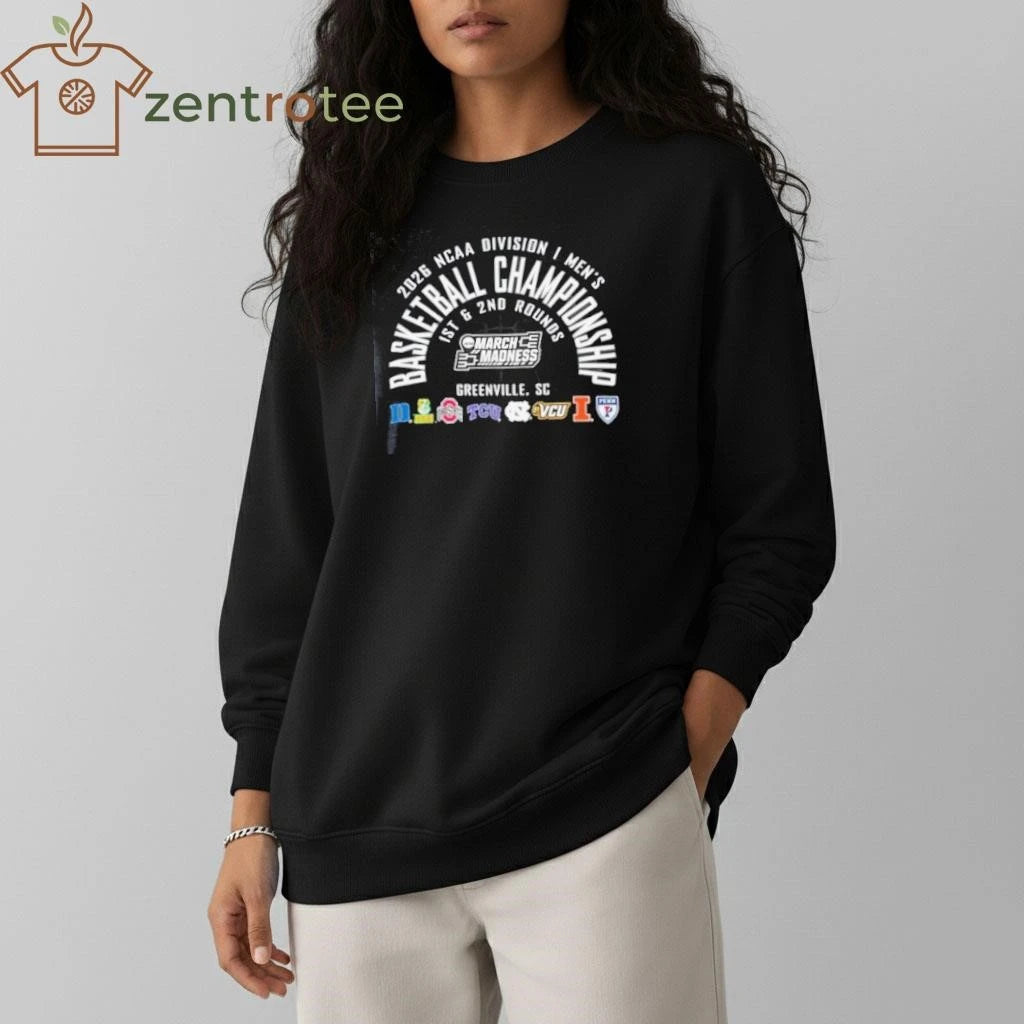 Awesome 2026 NCAA Division I Men’s Basketball Championship March Madness Greenville SC shirt