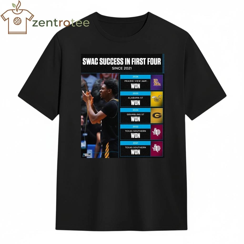 Awesome SWAC success in first Four since 2021 NCAA 2026 shirt