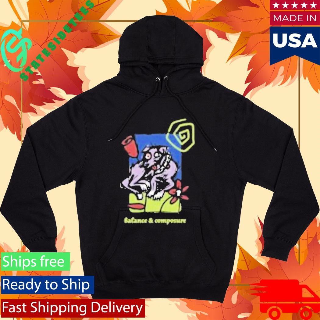 Balance And Composure Dog Flower Shirt