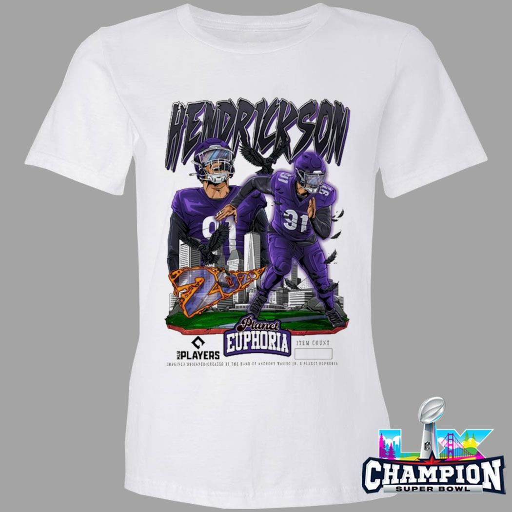 Baltimore Ravens Trey Hendrickson Planet Euphoria 2026 Shirt