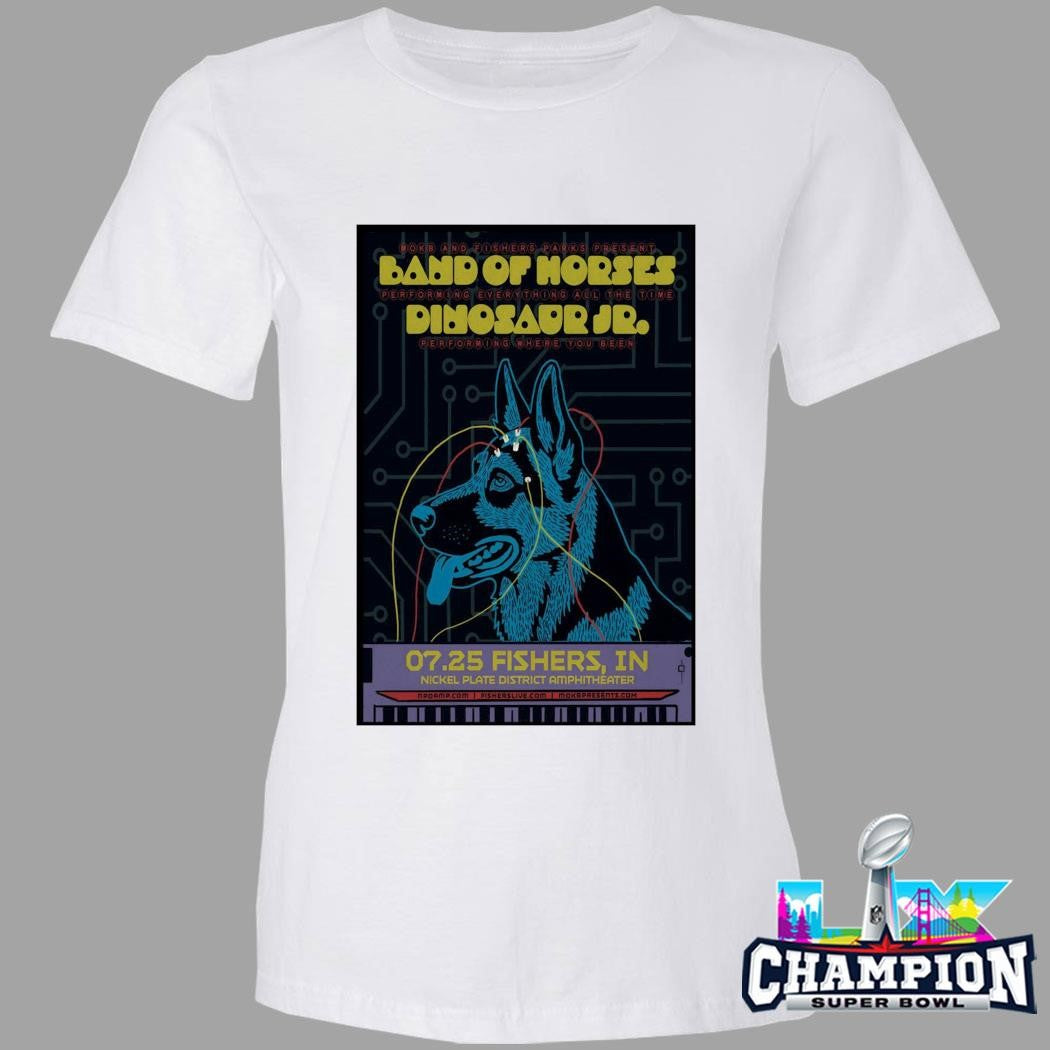 Band Of Horses And Dinosaur Jr At Nickel Plate District Amphitheater On Jul 25 2026 Shirt