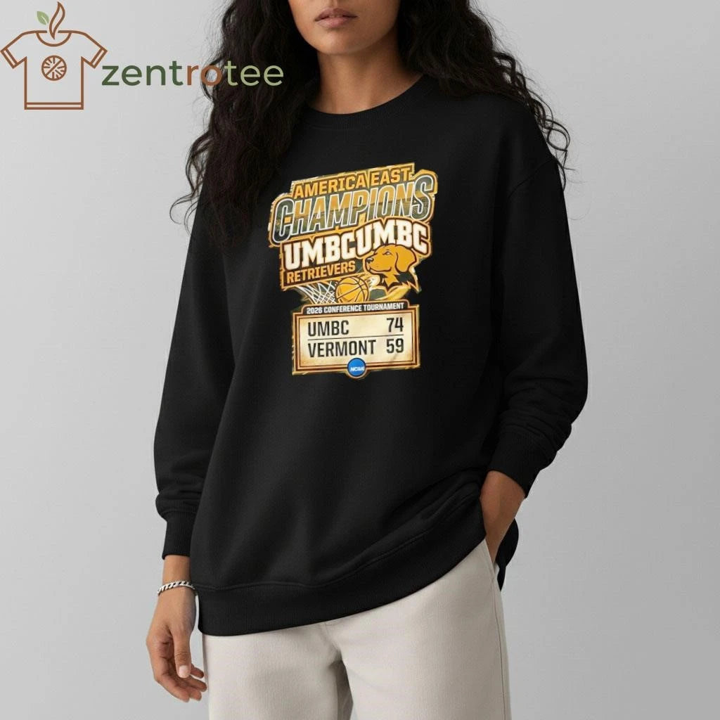 Best 2026 America East Tournament UMBC 74 59 Vermont NCAA shirt