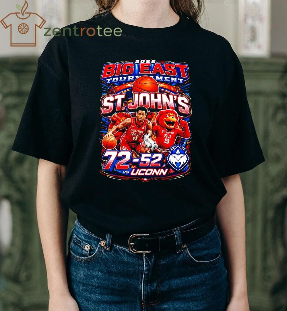 Best 2026 Big East Tournament St John’s 72 52 UConn NCAA shirt