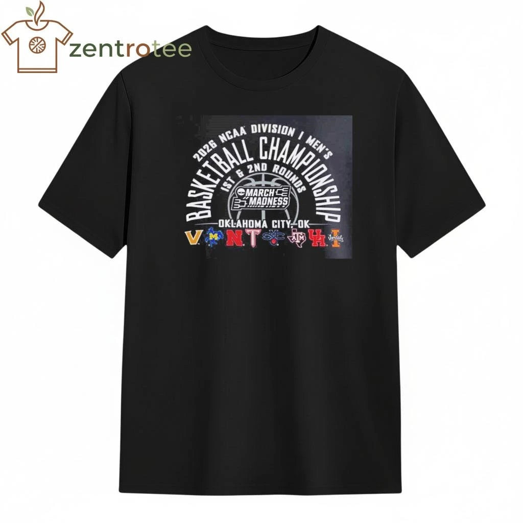 Best 2026 NCAA Division I Men’s Basketball Championship March Madness Oklahoma City OK shirt