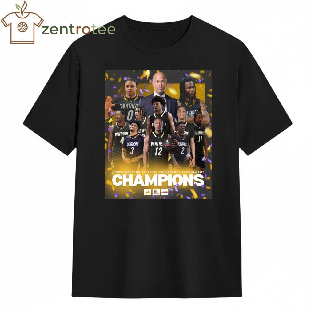 Best Prairie View A&amp;M University Panthers Men’s Basketball PVAMU 2026 SWAC Champions shirt