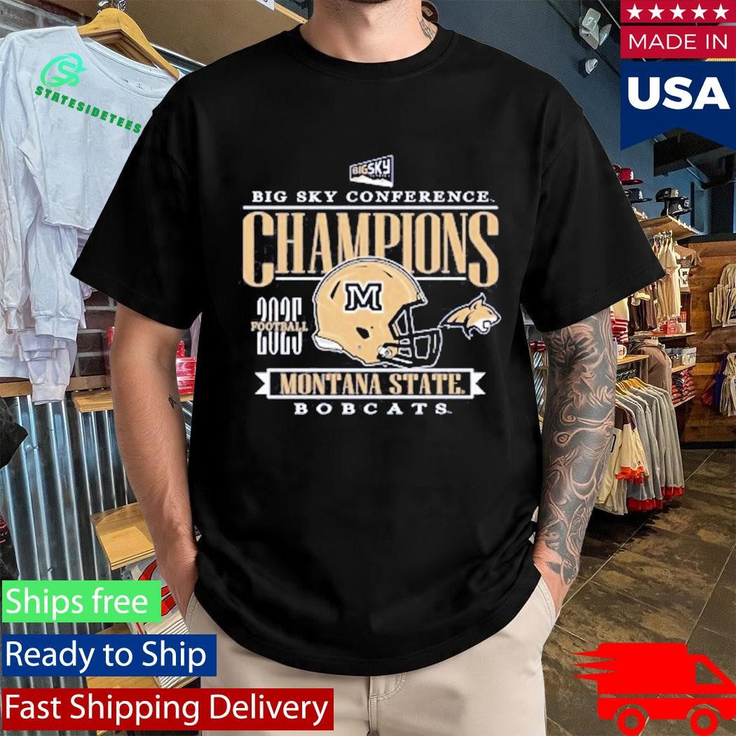 Big Sky Conference Champions Montana State Football Shirt